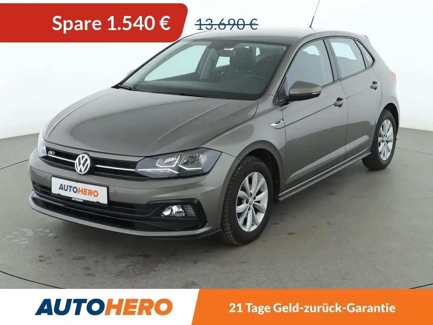 Volkswagen Polo 1.0 TSI Highline*PDC*SHZ*KLIMA*LIMITER* Gris - 1