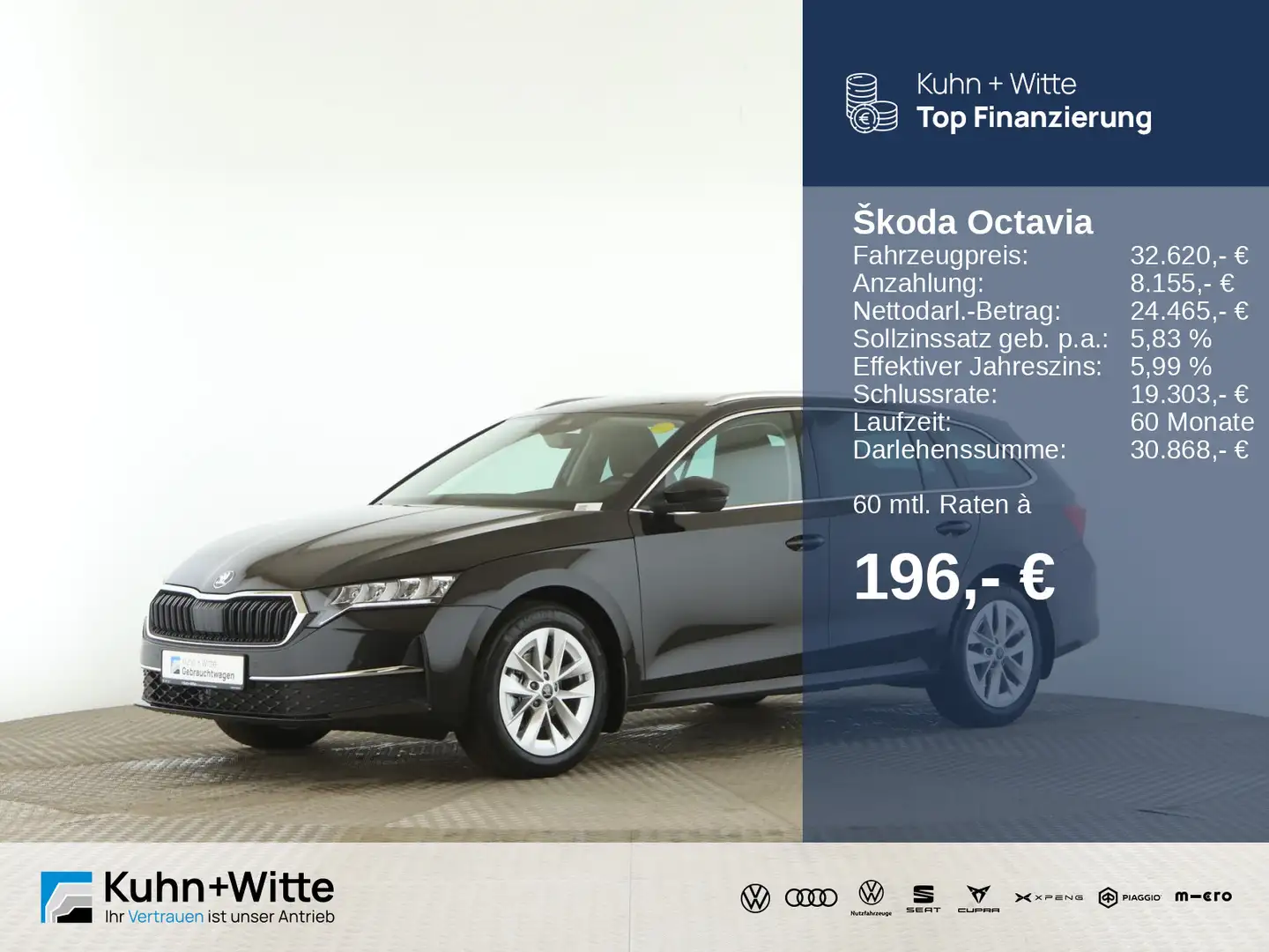 Skoda Octavia Combi 1.5 TSI selection *AHK*ACC*LED*Nav Schwarz - 1