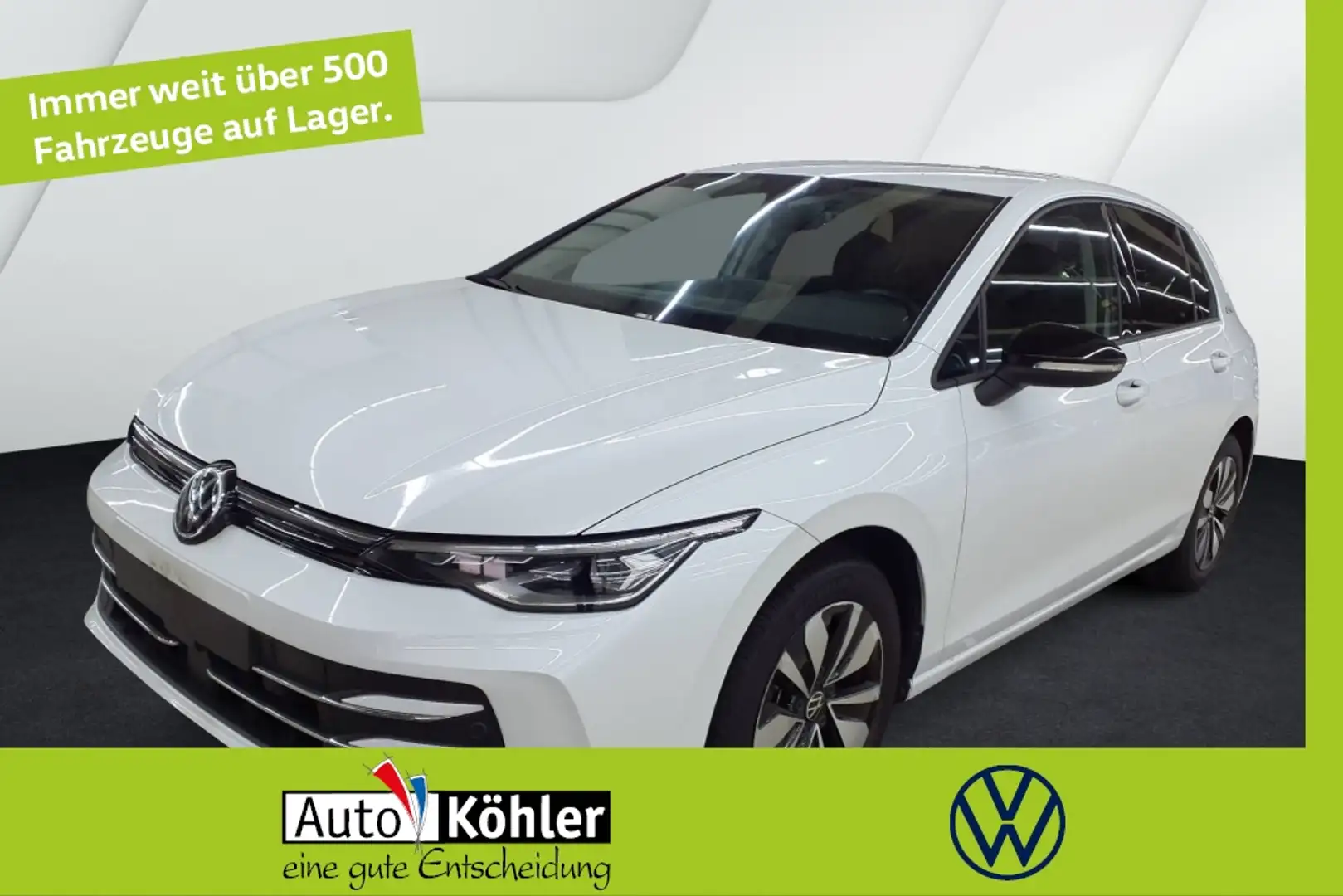 Volkswagen Golf GOAL TDI DSG CarPlay/AHK/Virt/ACC/Kamera Weiß - 1