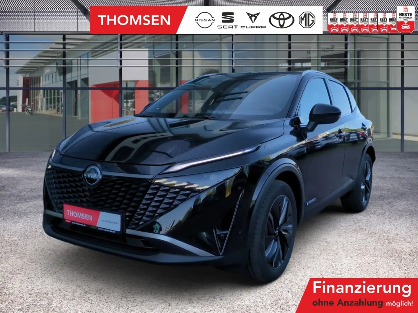 Nissan Qashqai 1.5 VC-T e-POWER Tekna Pano Bose 360 Navi Schwarz - 1