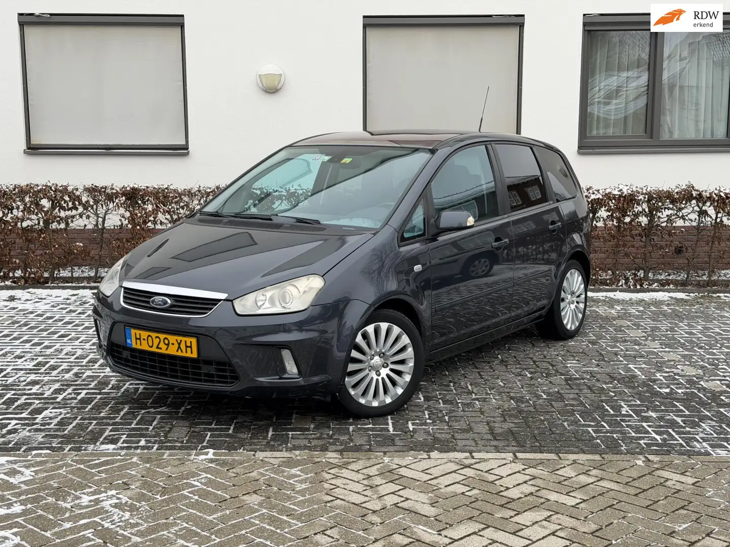 Ford C-Max 1.8-16V Ghia GLAZENDAK, LEER, TREKHAAK Grau - 1