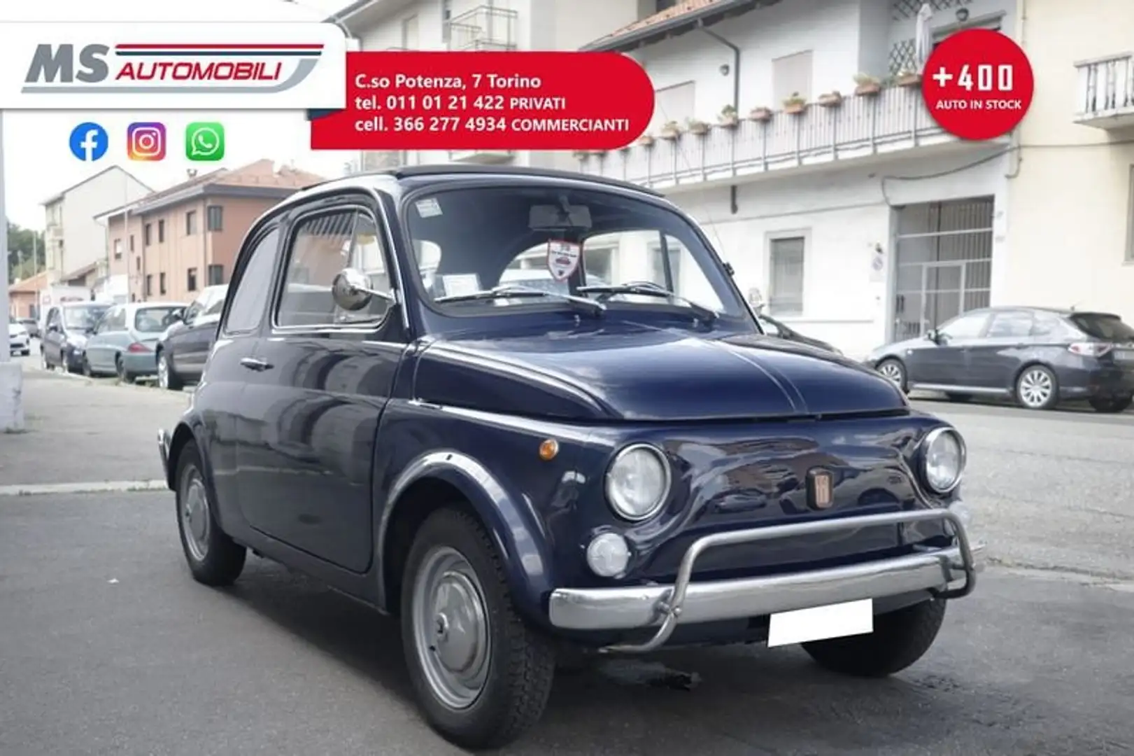 Fiat 500L 0.4 13,25KW Benzina Mavi - 1