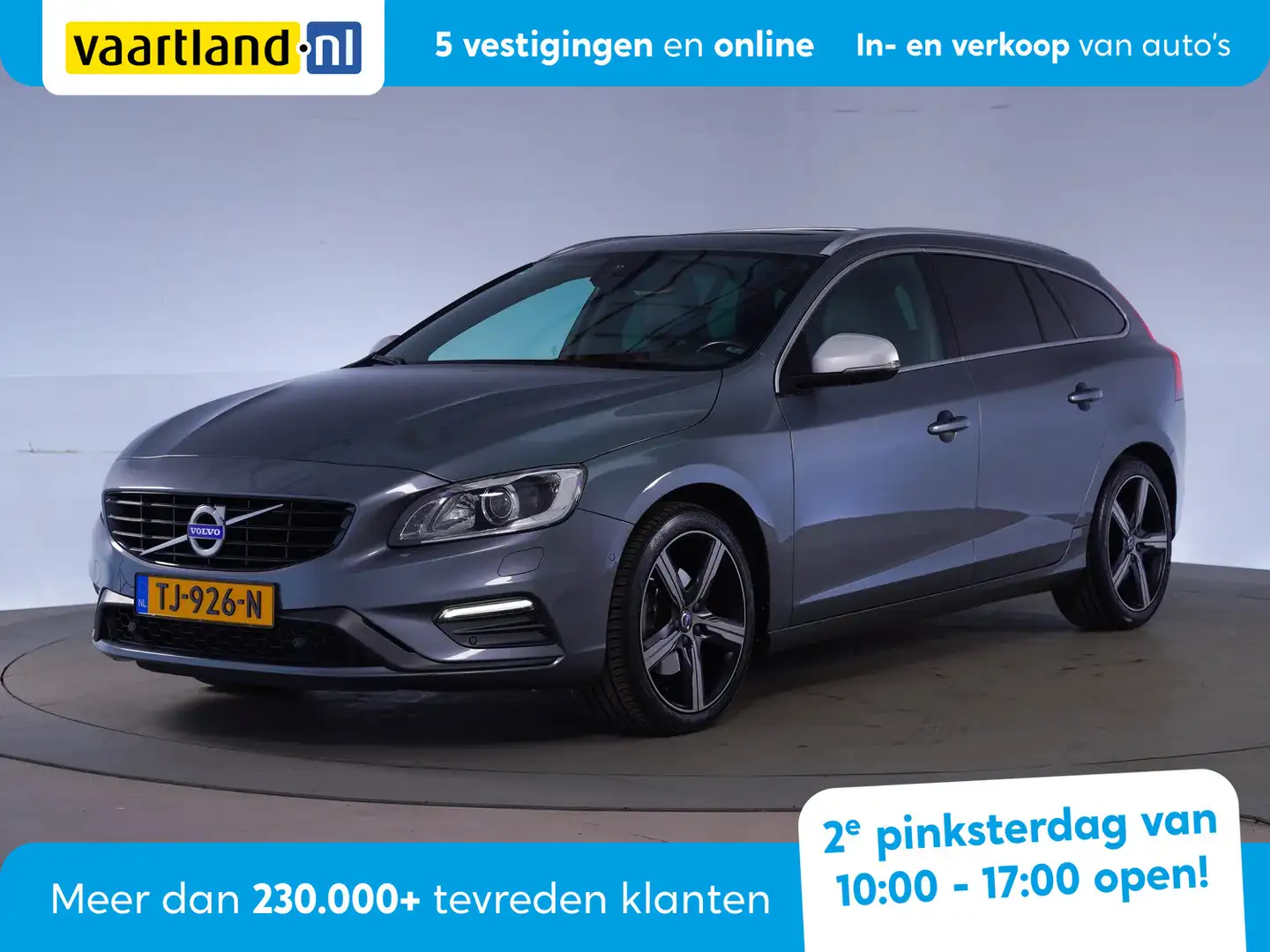 Volvo V60 2.0 T4 Business Sport R-Design Aut. [ Schuifdak Xe Šedá - 1