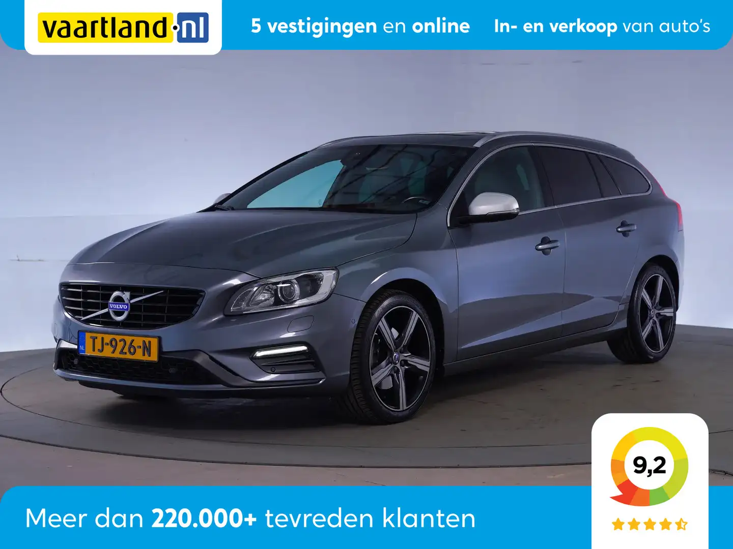 Volvo V60 2.0 T4 Business Sport R-Design Aut. [ Schuifdak Xe Gris - 1