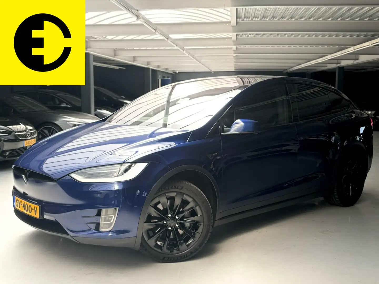 Tesla Model X 100D 7p. |Free supercharge* | Full Self Drive | Tr Blauw - 1