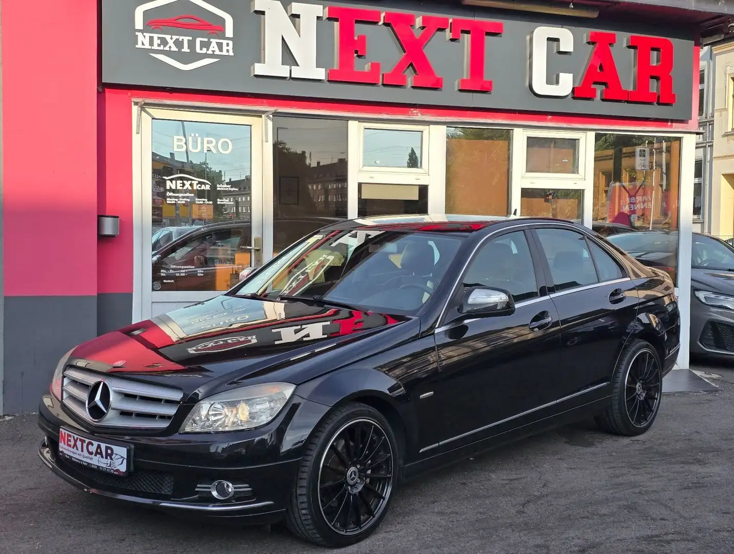 Mercedes-Benz C 200 K Avantgarde|SHZ|Klima|TÜV Schwarz - 2