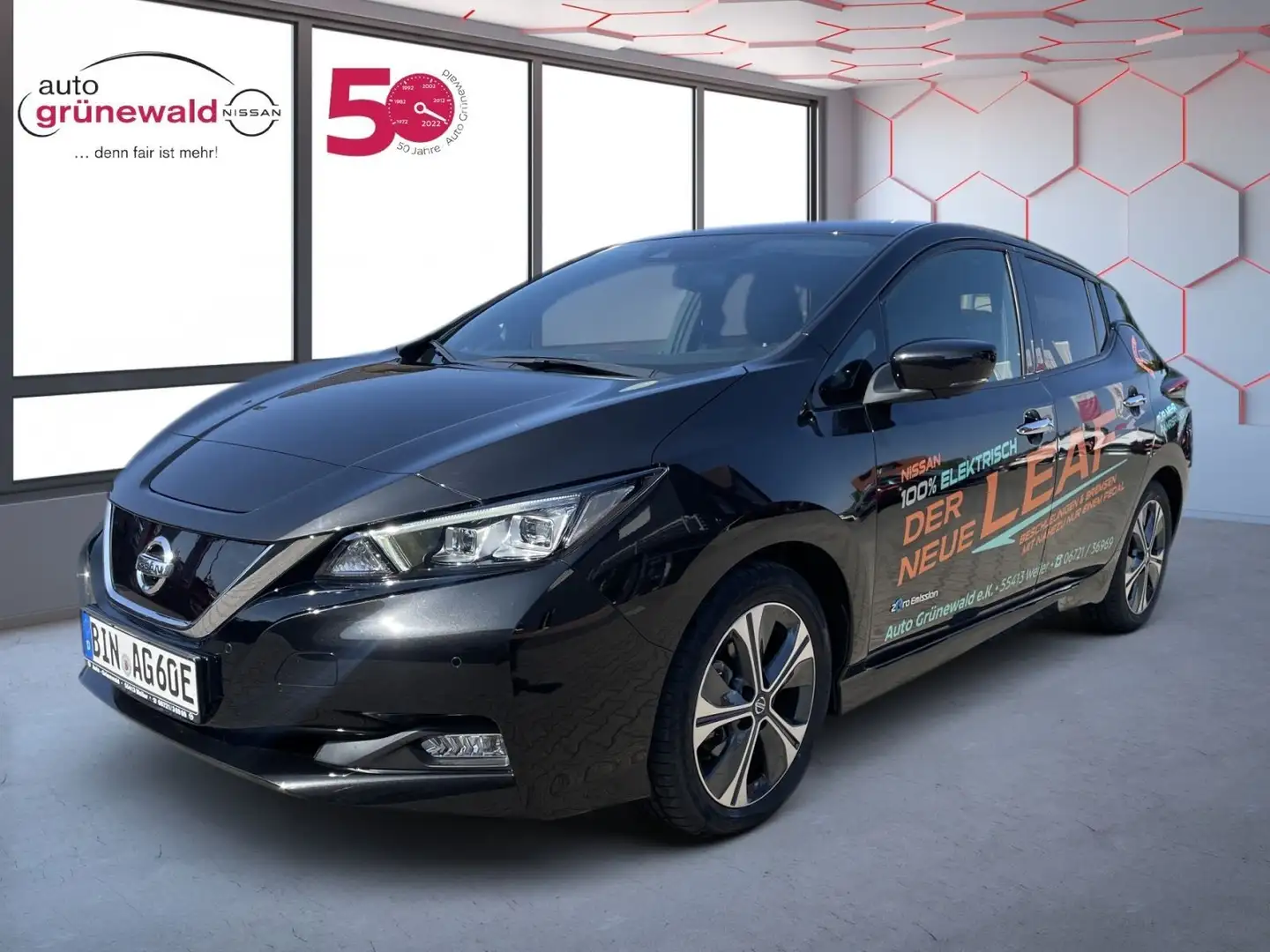 Nissan Leaf Tekna 40kwh Navi,LED,Sitzhzg,Bose,360°,Lede Schwarz - 1