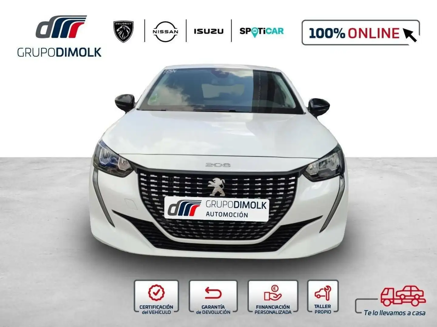 Peugeot 208 1.2 Puretech S&S Allure Pack EAT8 100 Білий - 2