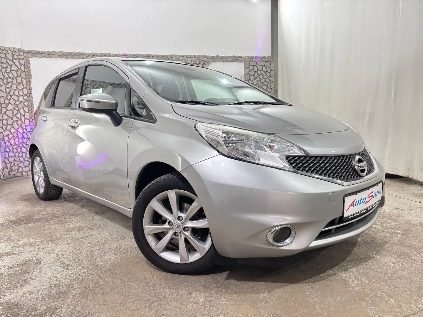 Nissan Note Acenta 1,2 AUTOMATIK START/STOP KLIMAA. TEM Silber - 1