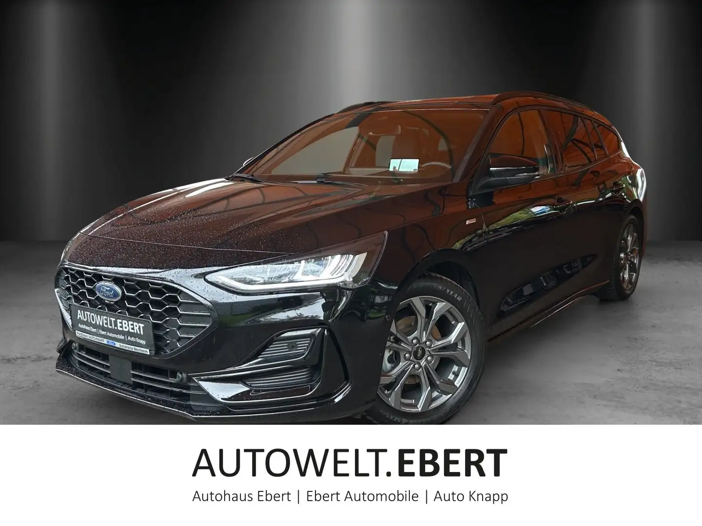 Ford Focus 1.0 ST-Line X Aut./LED/ACC/KAMERA/NAVI/AHK Schwarz - 1