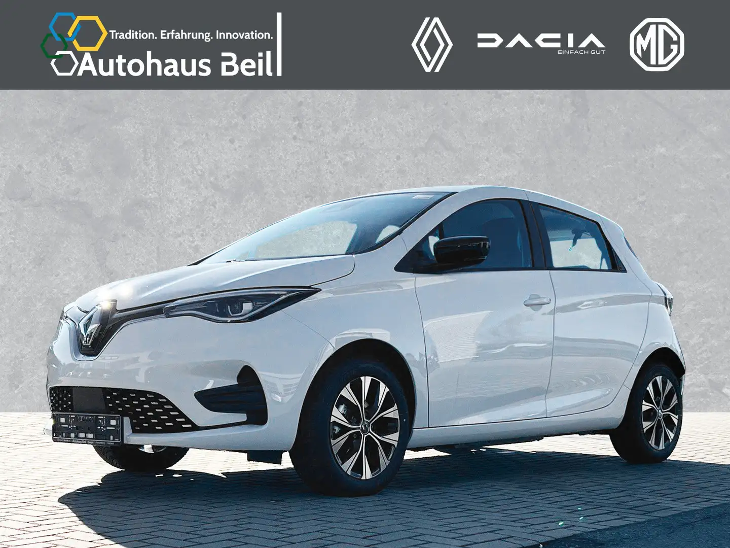 Renault ZOE Evolution E-Tech 100% elektrisch Weiß - 1
