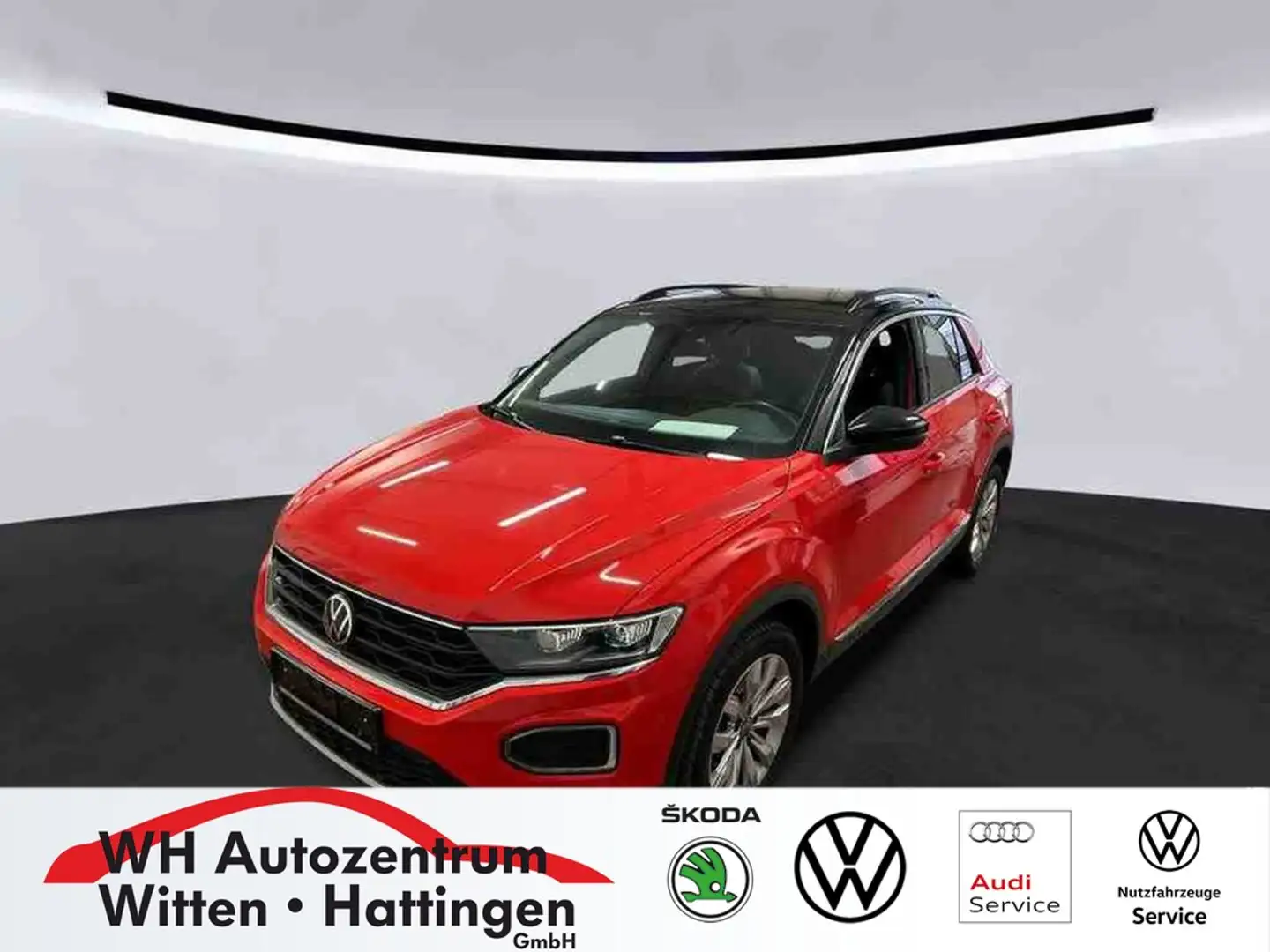 Volkswagen T-Roc 1.5 TSI Sport NAVI AHK LED ACC PDC SITZHZG Rot - 1