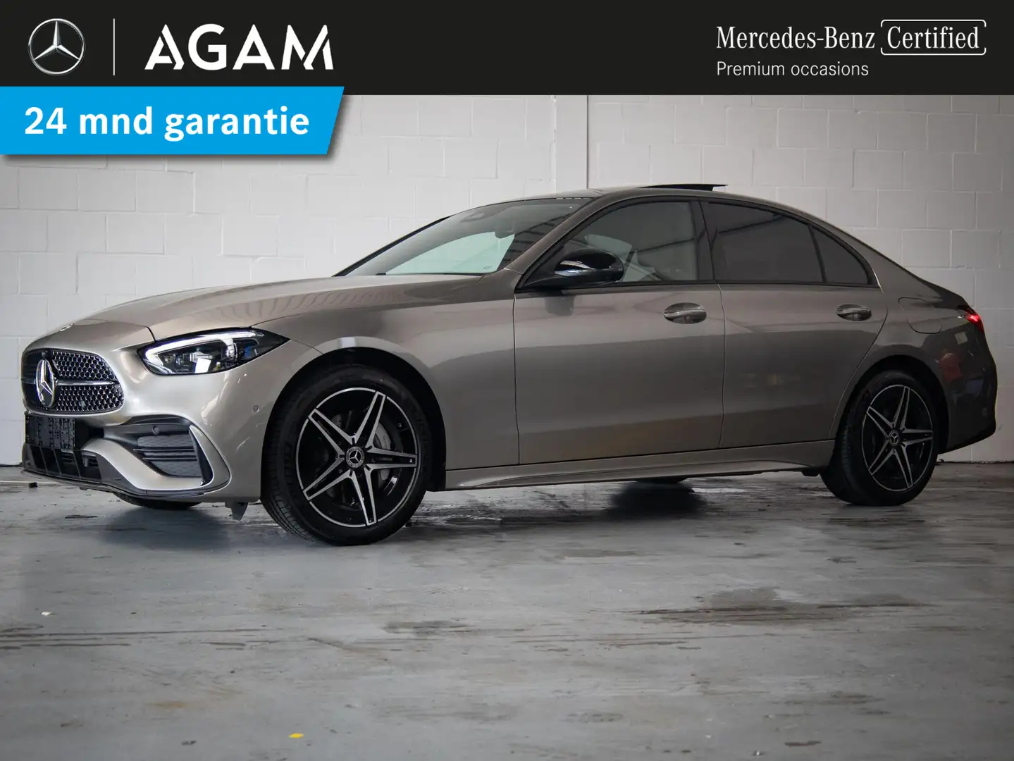 Mercedes-Benz C 300 Limousine e AMG Line Premium Plus | Panorama dak Grijs - 1