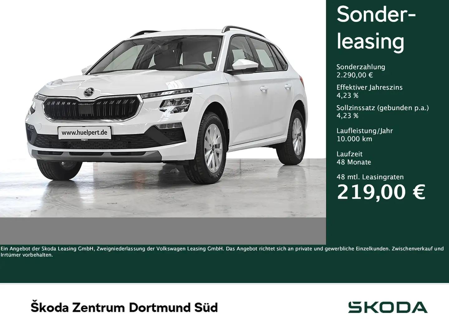 Skoda Kamiq 1.0TSI Selection PDC SMARTLINK SHZ RFK Weiß - 1