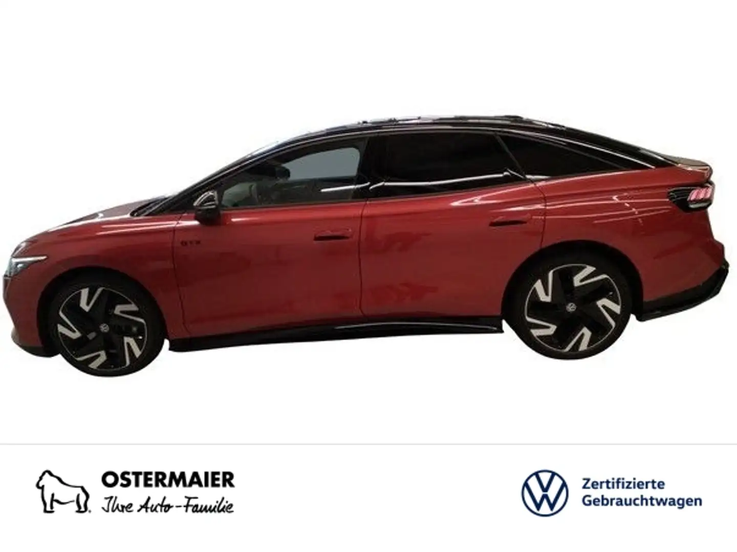 Volkswagen ID.7 GTX 340PS NP.76T ACC.5J-G.WÄRMEPUMPE.AHK.AREA-VIEW Rot - 1