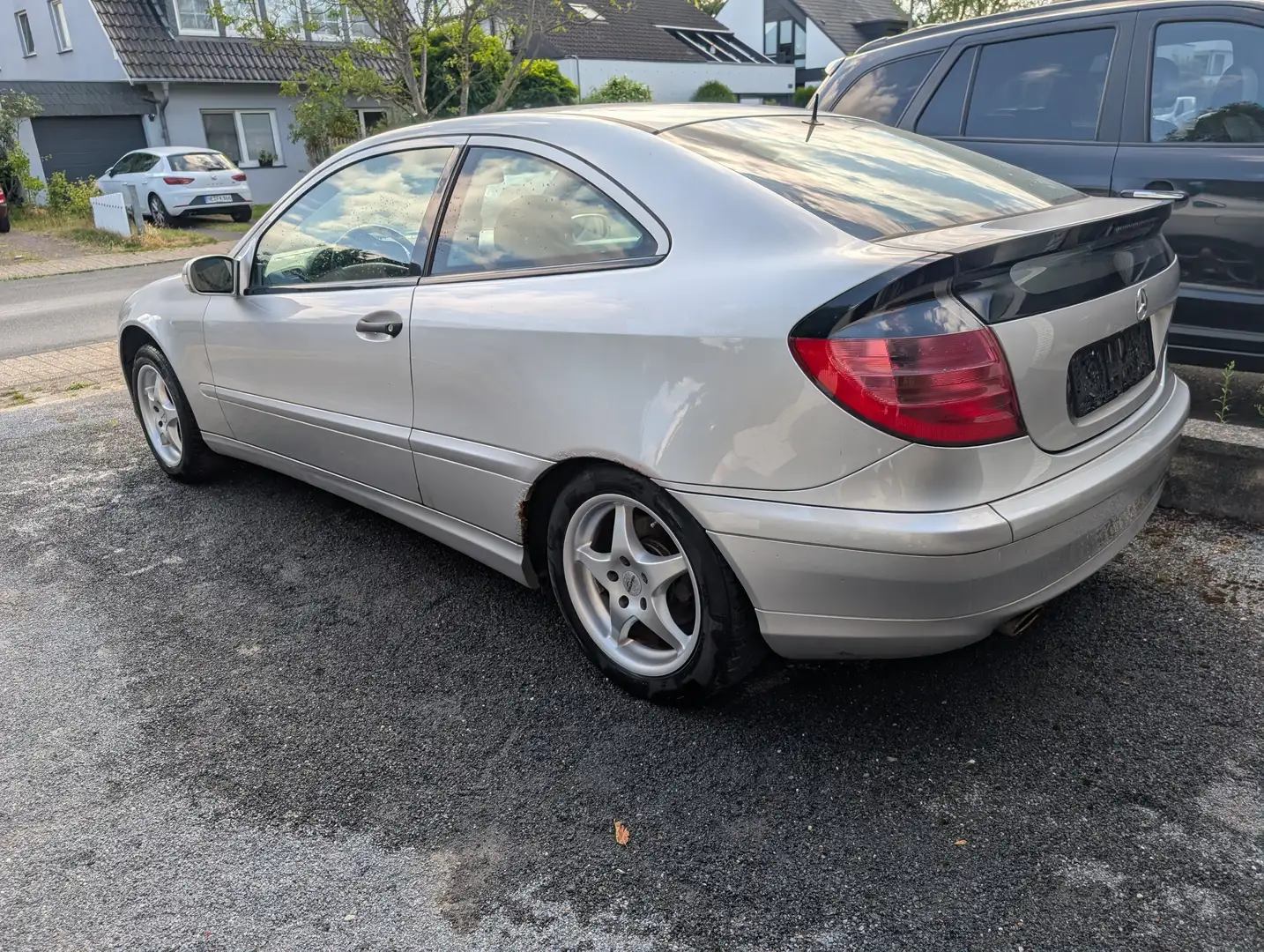 Mercedes-Benz C 200 C-Klasse Kompressor Sportcoupe Argent - 2