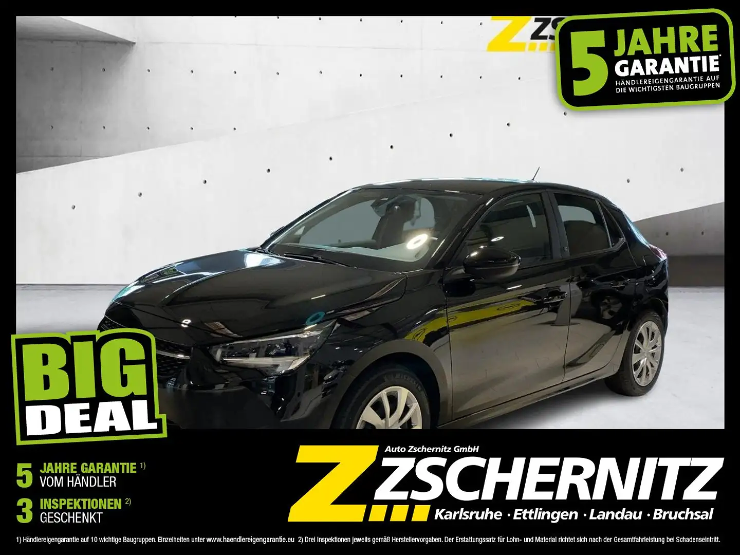 Opel Corsa F e Edition LED+SHZ+Fernlichtass.+Kam.+PDC Schwarz - 1