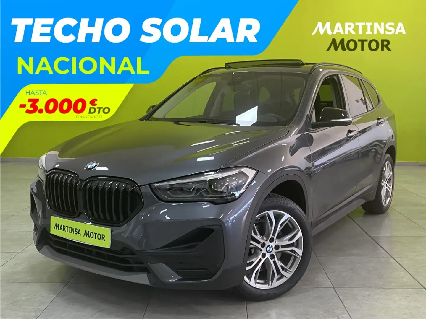 BMW X1 sDrive 18iA Gris - 1
