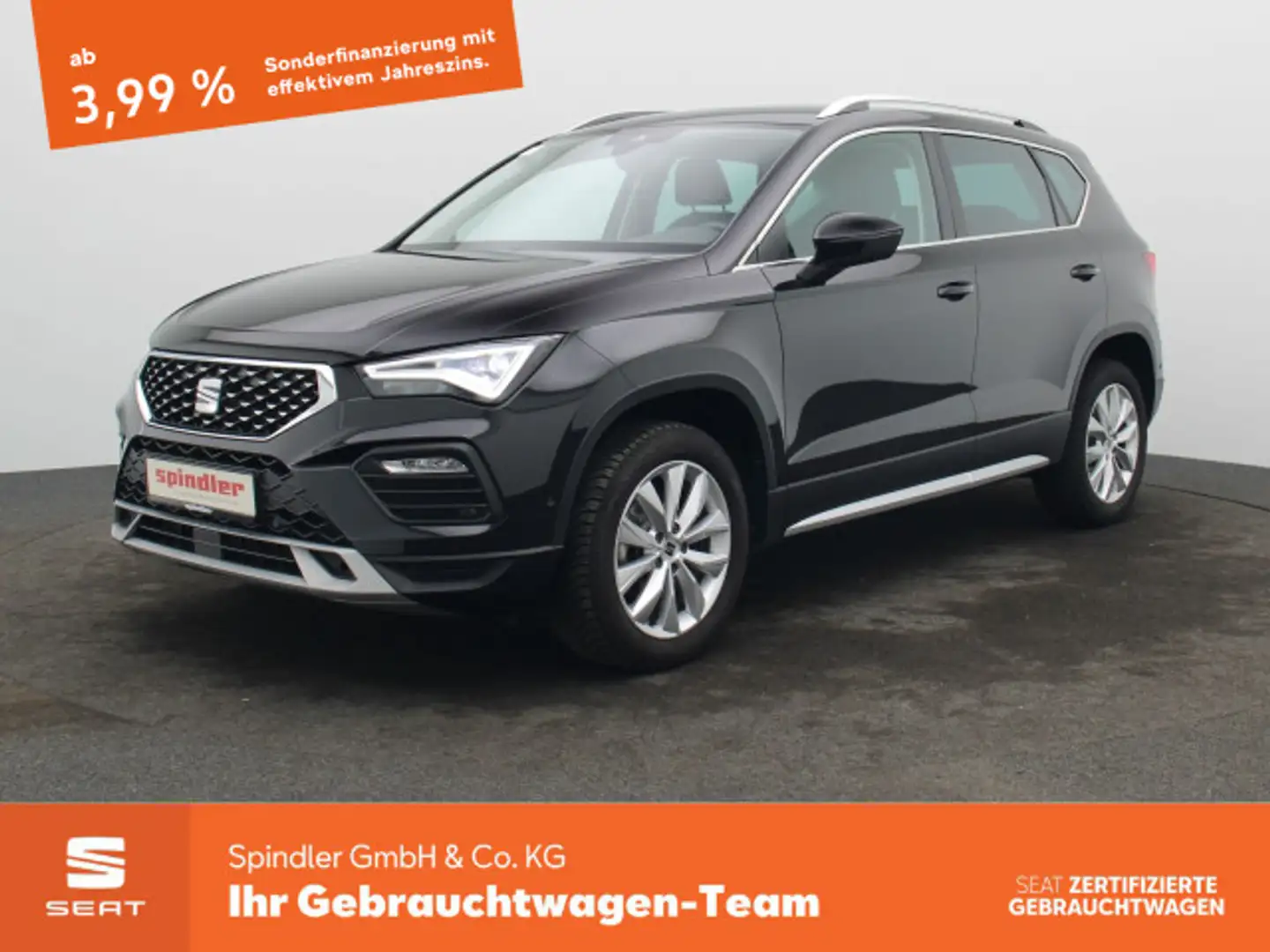 SEAT Ateca Xperience 1.5 TSI DSG / LED, AHK, ACC Zwart - 1