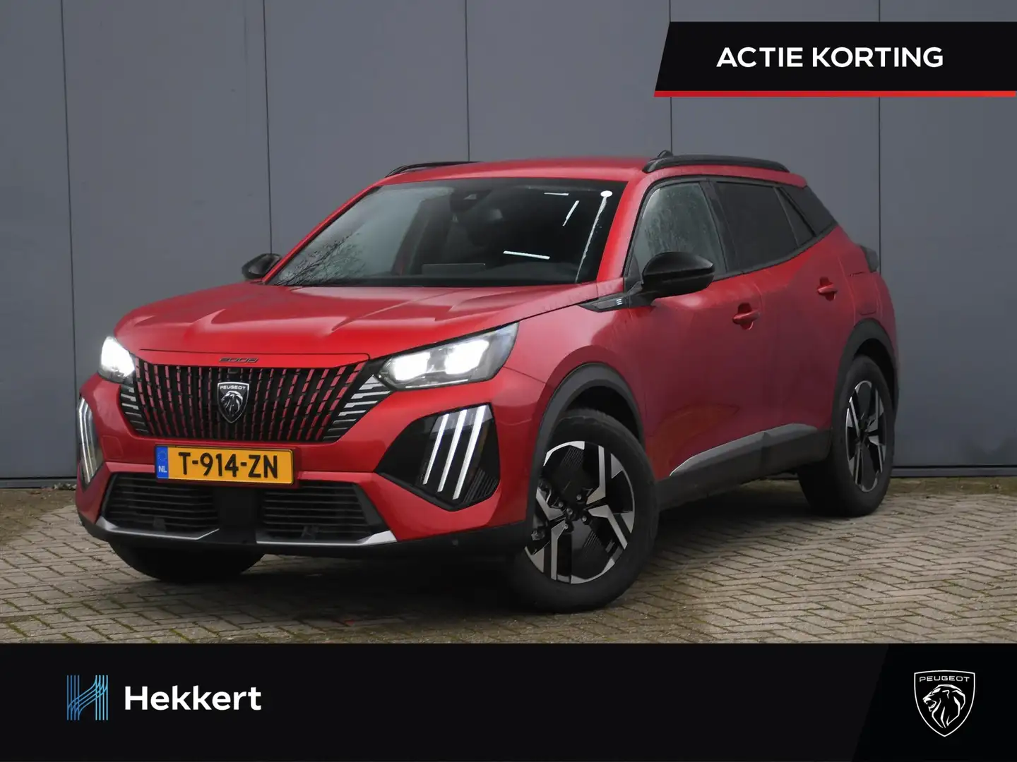Peugeot e-2008 Allure EV 54kWh 156pk ADAPT. CRUISE | CAM. VOOR + Red - 1