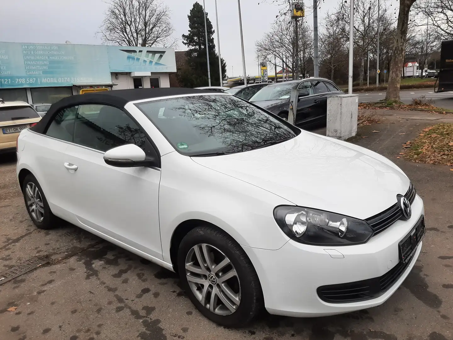 Volkswagen Golf Cabriolet Golf VI Cabrio Cabrio 1.2 TSI /Teilleder-Alcantara Weiß - 2