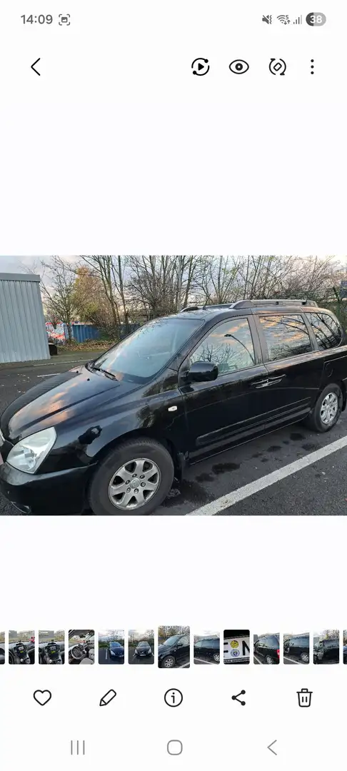 Kia Carnival Carnival 2.9 CRDi DPF EX  Basis Negro - 1
