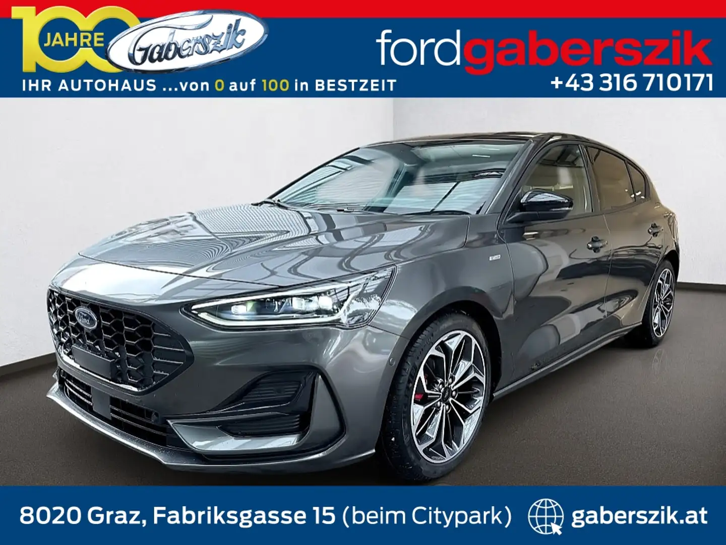Ford Focus 1,0 EcoBoost Hybrid ST-Line X Aut. Grau - 1