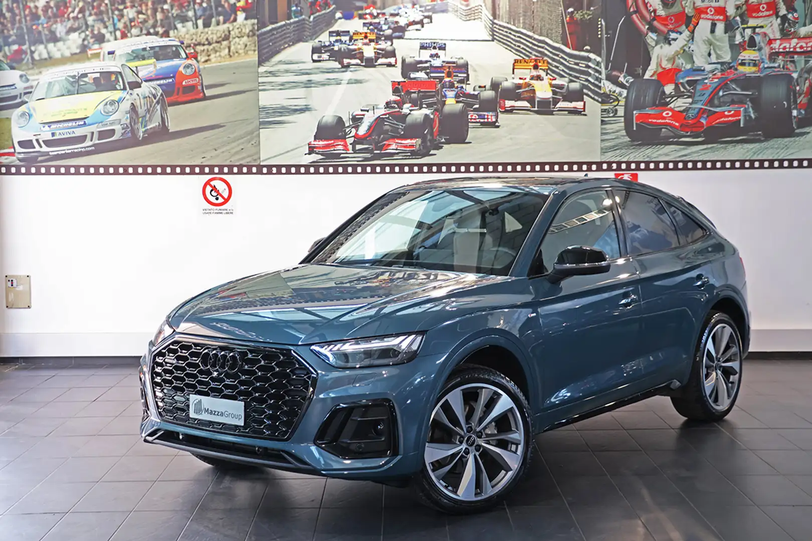 Audi Q5 40 TFSI Sportback SPB Quattro S-Tronic S-Line Plus Blau - 1