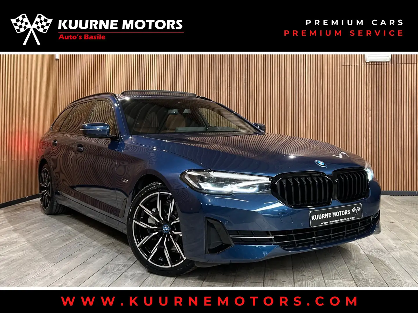 BMW 530 e Touring Alu19"/Pano/Cam/SportZet *1j garantie* Blau - 1