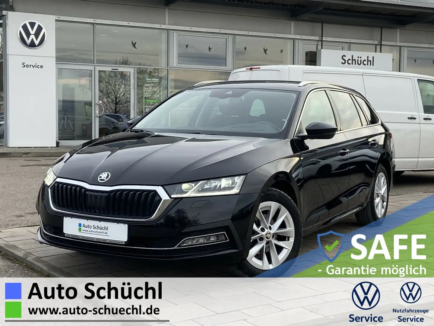 Skoda Octavia Combi 2.0 TDI DSG Style 17"+NAVI-COLUMBU Schwarz - 1