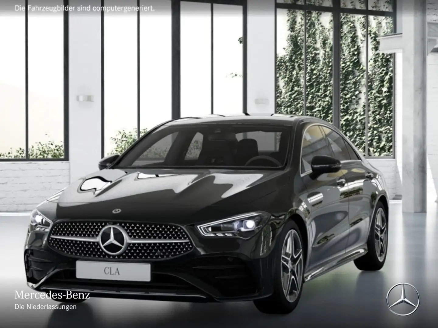 Mercedes-Benz CLA 200 AMG+360°+AHK+MULTIBEAM+TOTW+KEYLESS+7G Schwarz - 2