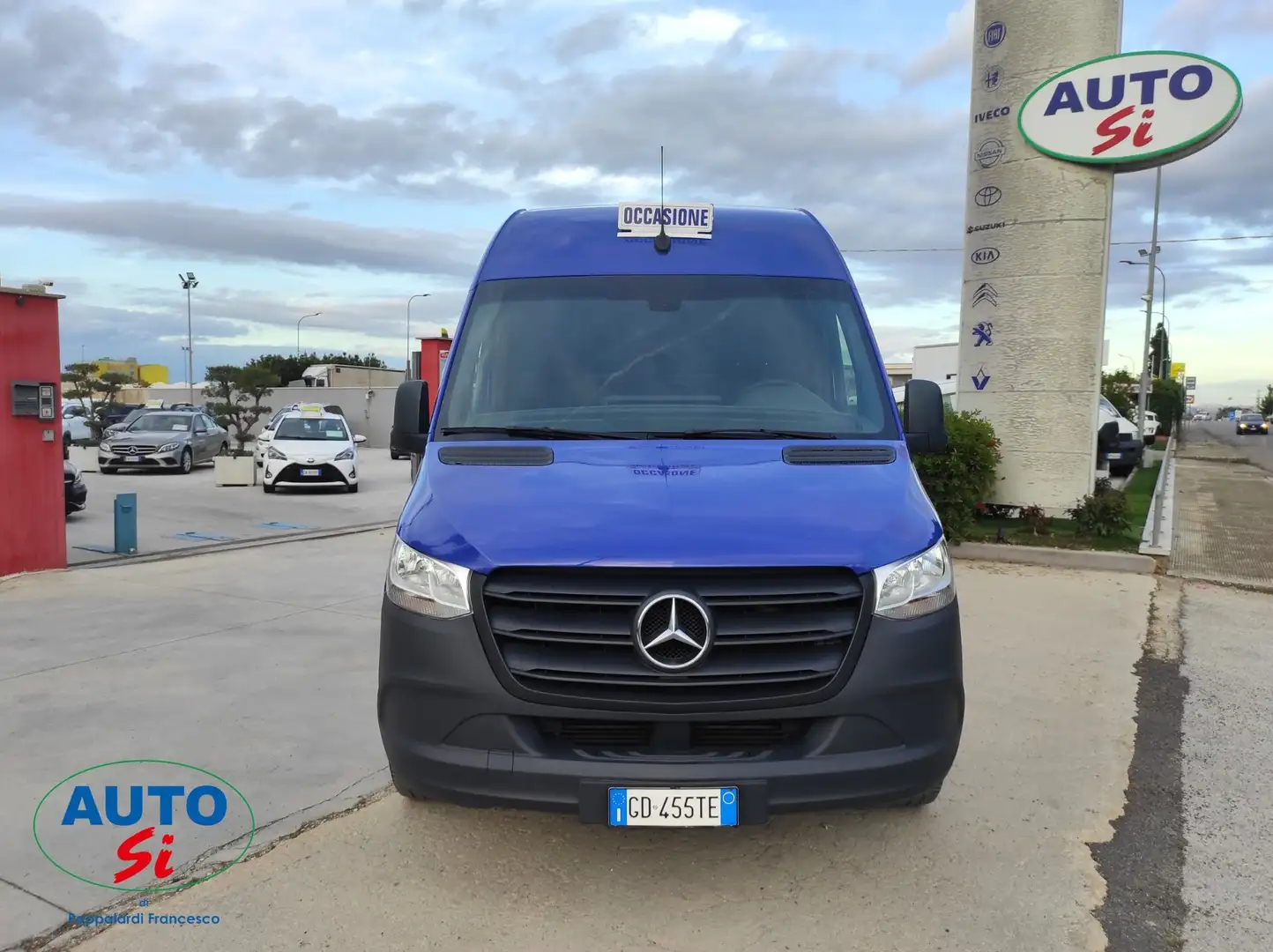 Mercedes-Benz Sprinter F39/33 311 CDI -115cv TETTO ALTO 3 POSTI Bleu - 2