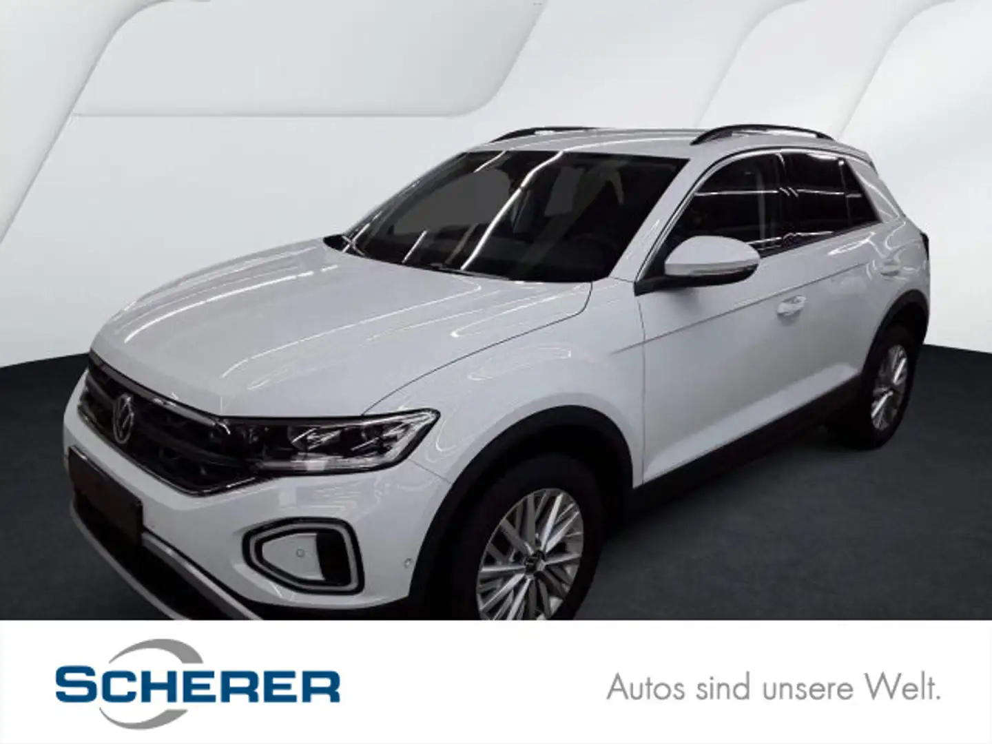Volkswagen T-Roc Life 1.0 TSI LED+ NAVI EPH SHZ Weiß - 1