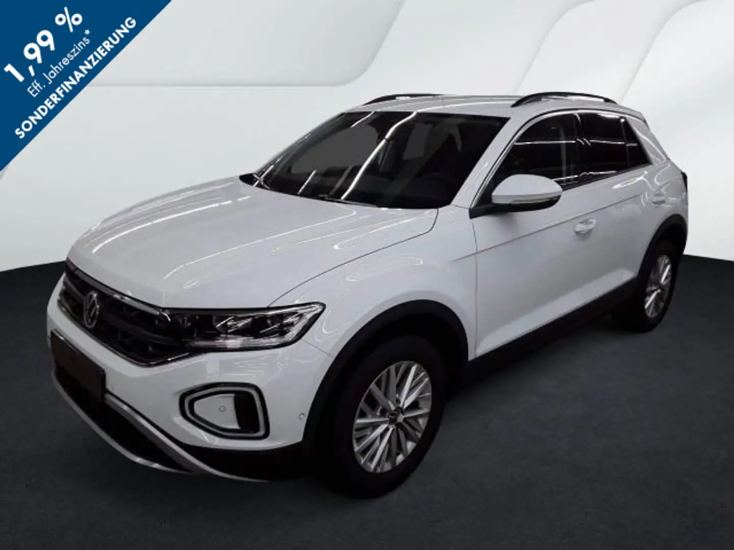 Volkswagen T-Roc Life 1.0 TSI LED+ NAVI EPH SHZ Weiß - 1