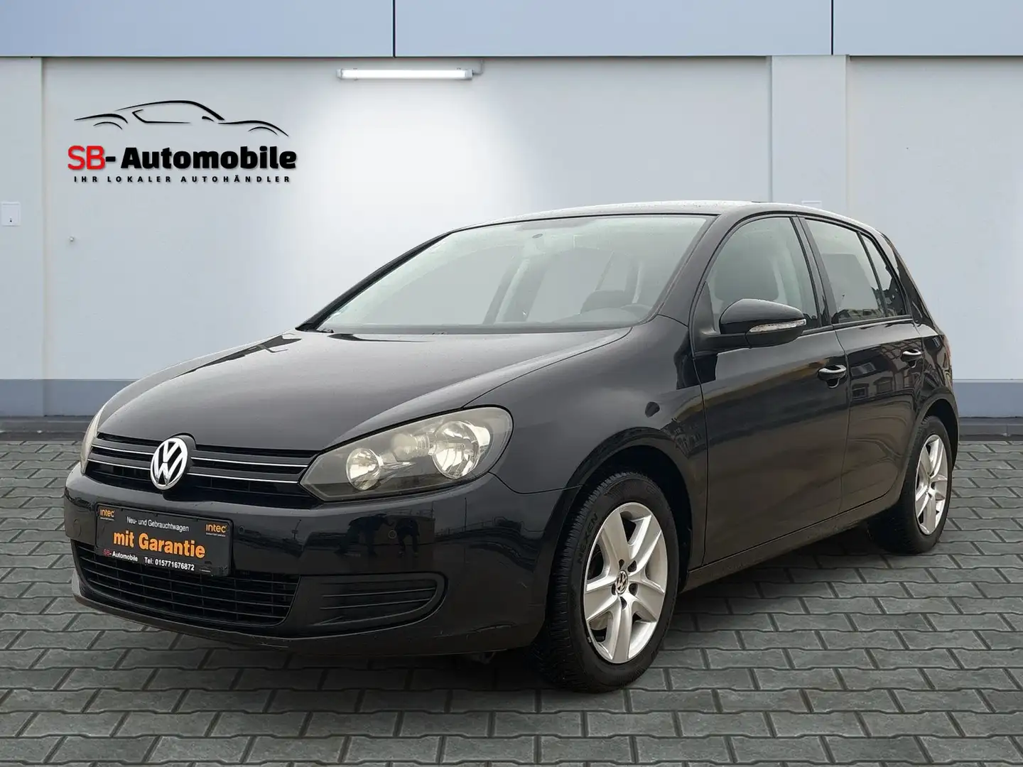 Volkswagen Golf VI 1.6 DSG*VOLLEDER/SHZ/KLIMA/PDC/TEP Negro - 1