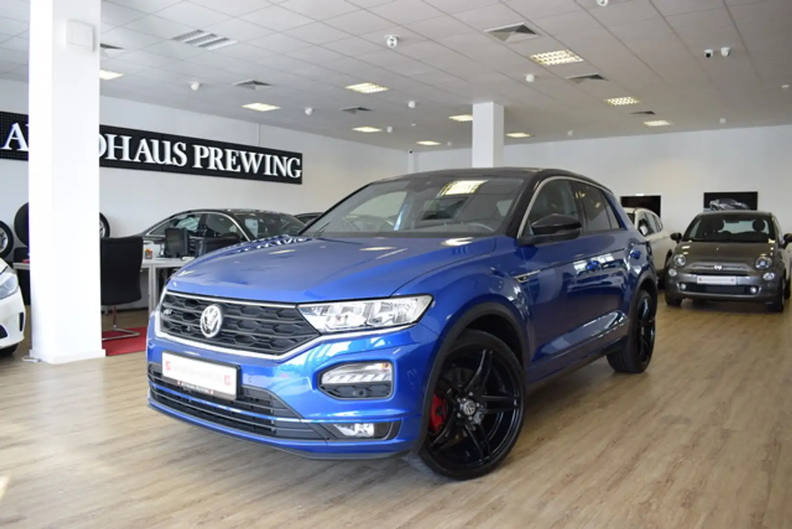 Volkswagen T-Roc Sport 4M SPORT/R-LINE/ACC/RFK/19"/1.BESITZ Bleu - 1