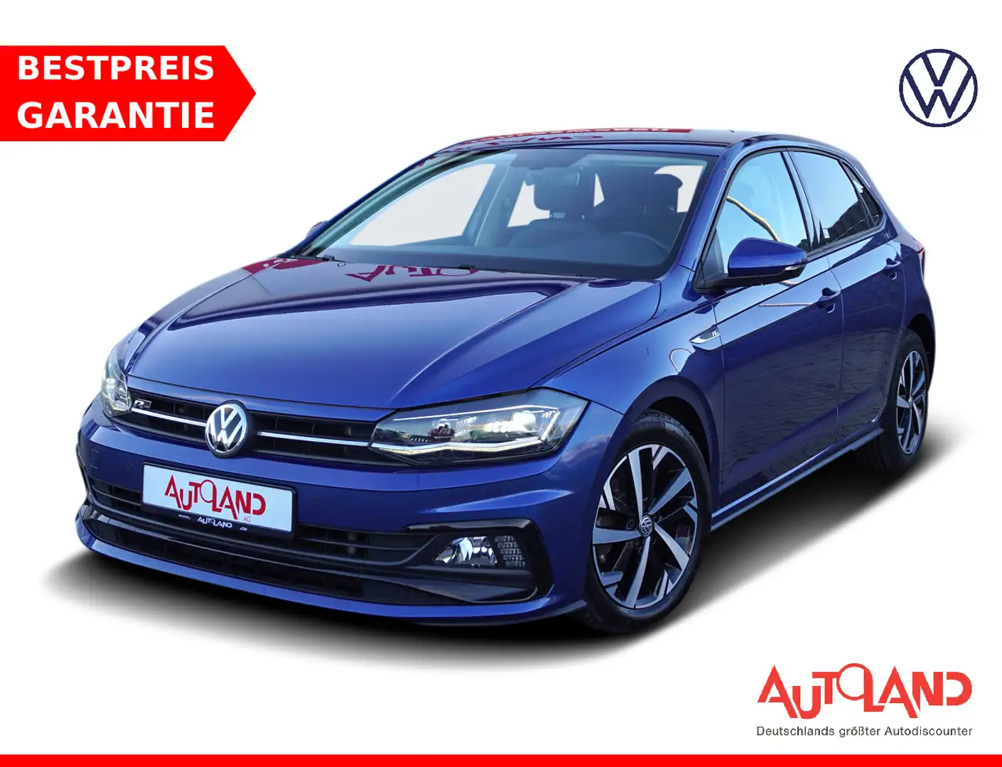 Volkswagen Polo 1.0 TSI Highline R-Line LED USB Tempomat Sit Blauw - 1