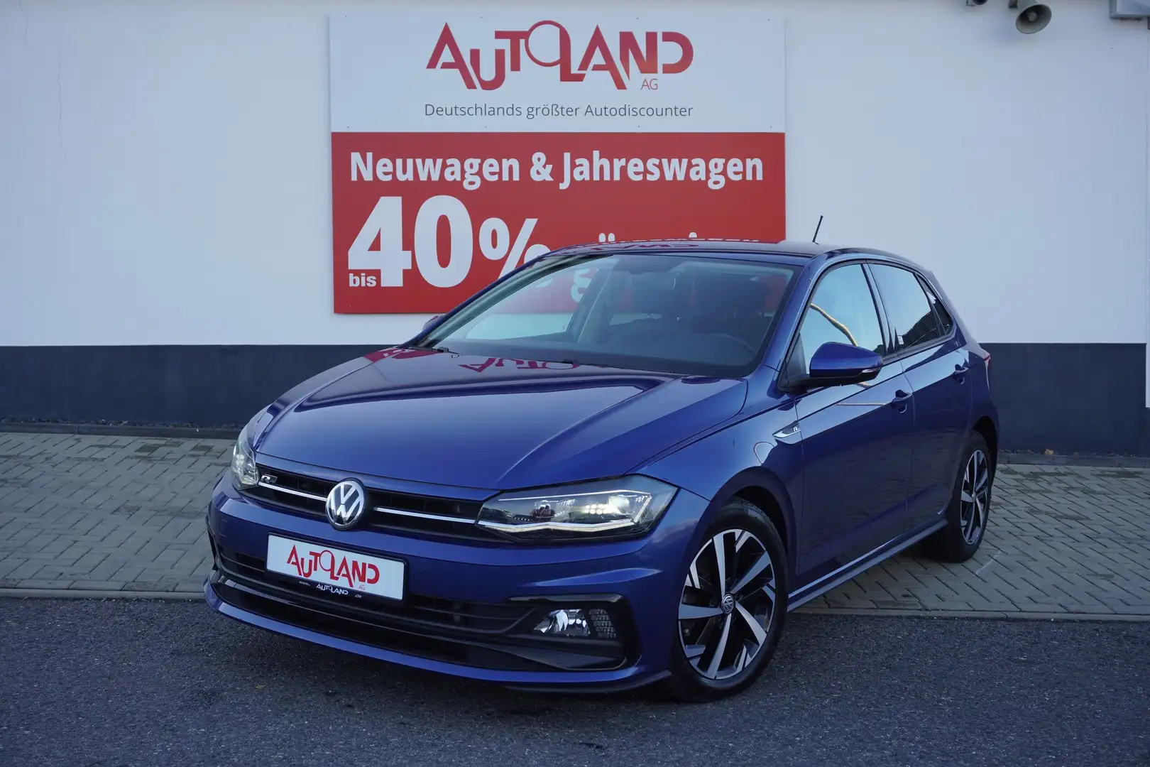 Volkswagen Polo 1.0 TSI Highline R-Line LED USB Tempomat Sit Blauw - 2