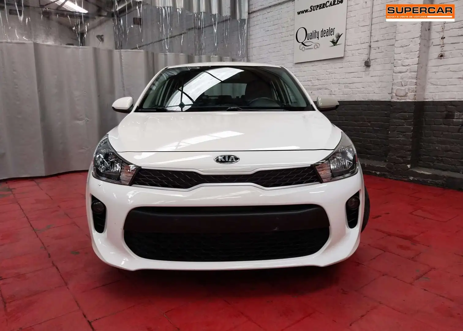 Kia Rio 1.2i*Sièges chauff*Capteurs AR*224 € x 48m* Blanc - 2