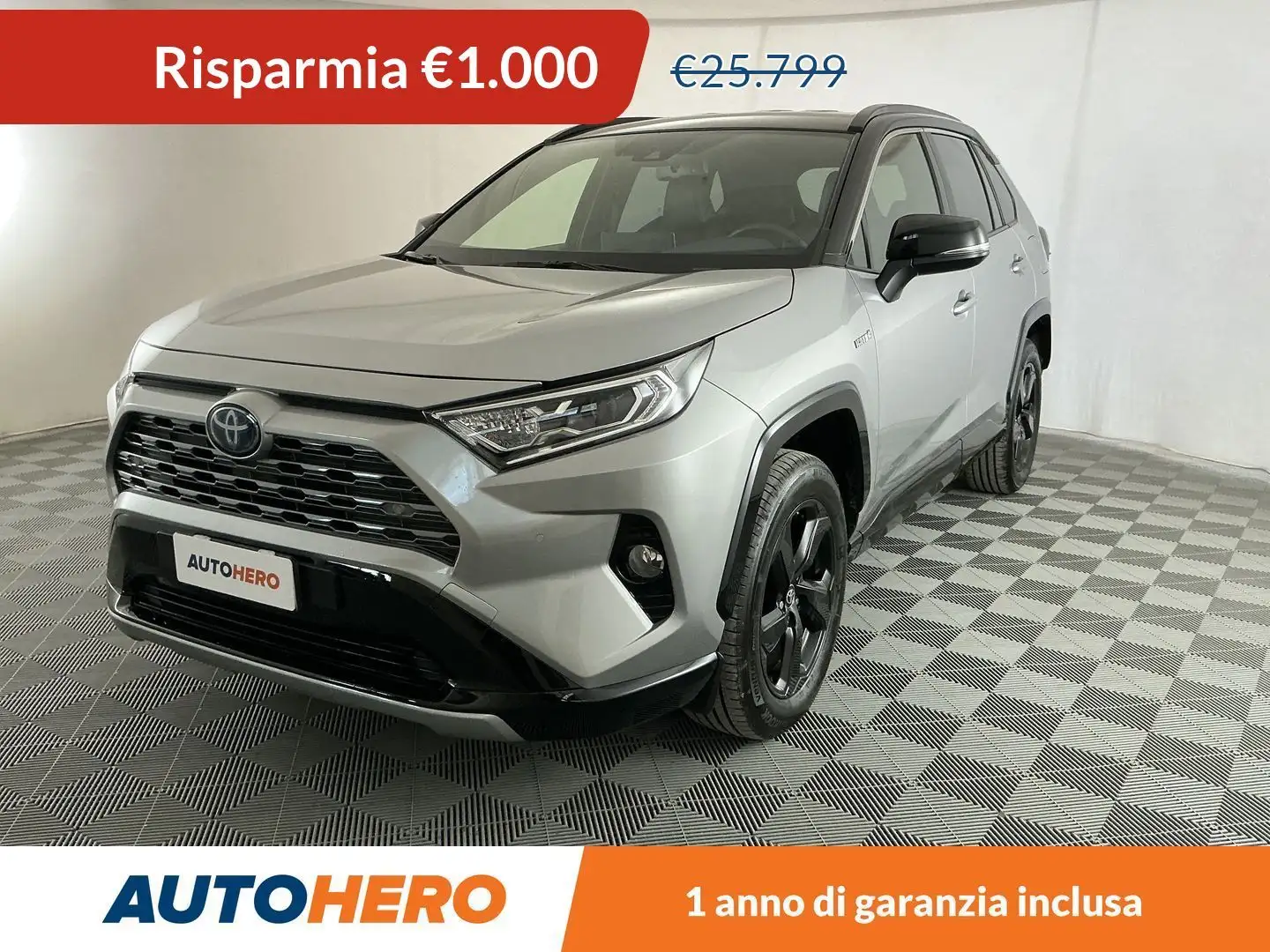 Toyota RAV 4 2.5 Hybrid Style 218 CV FHEV Argento - 1
