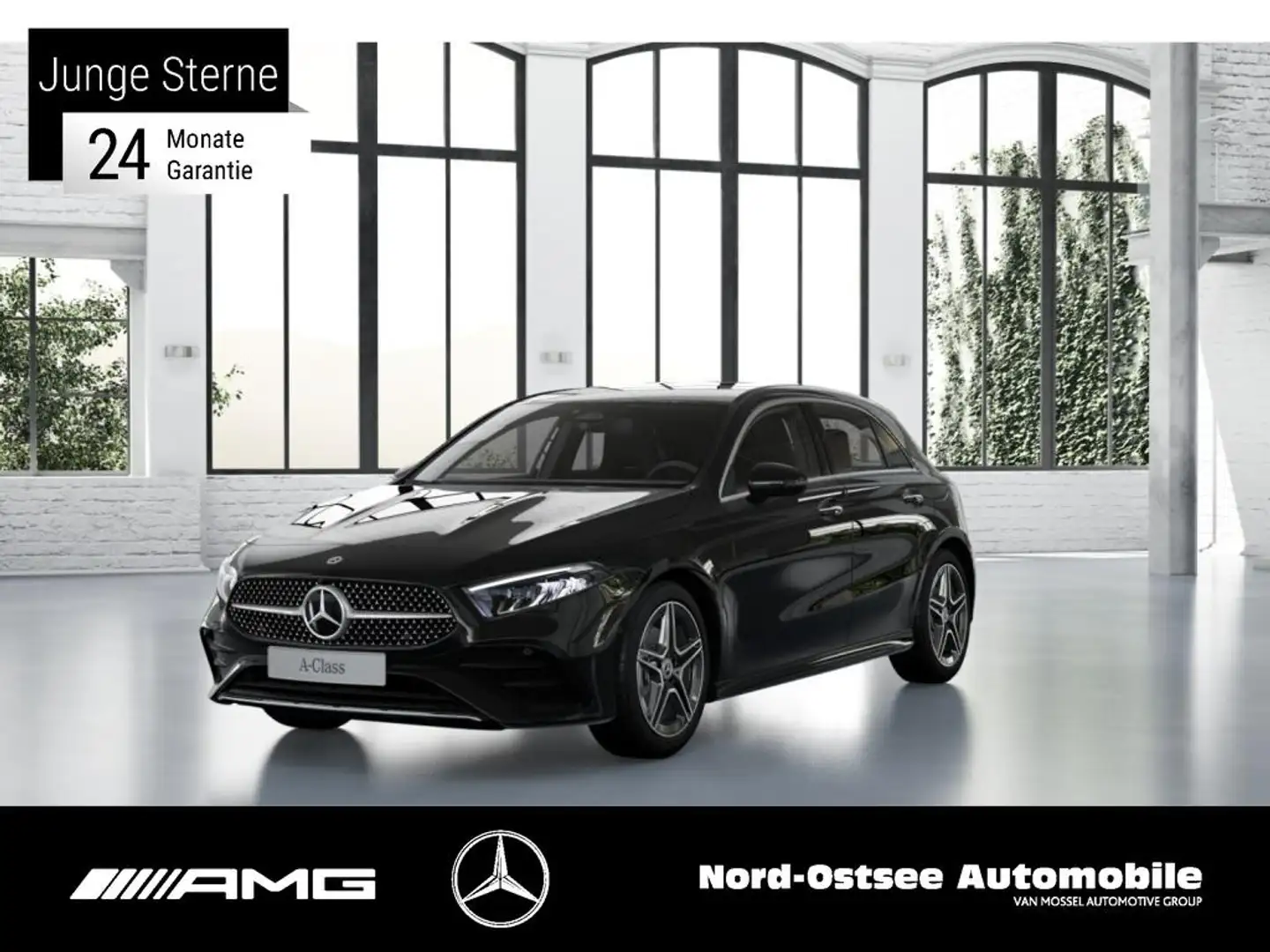 Mercedes-Benz A 200 AMG ADV.+ LED KAMERA 360° DISTRO NAVI SITZ Noir - 1