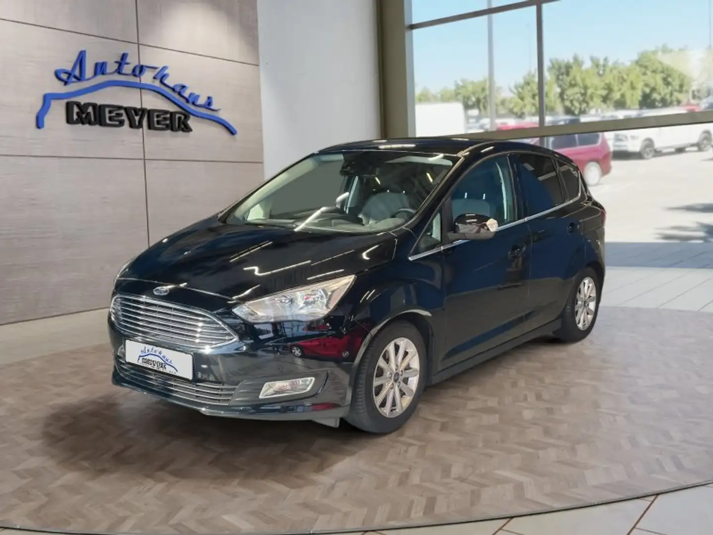Ford C-Max 1.5 EcoBoost Titanium  AHK/Navi/Winterpaket Чорний - 1