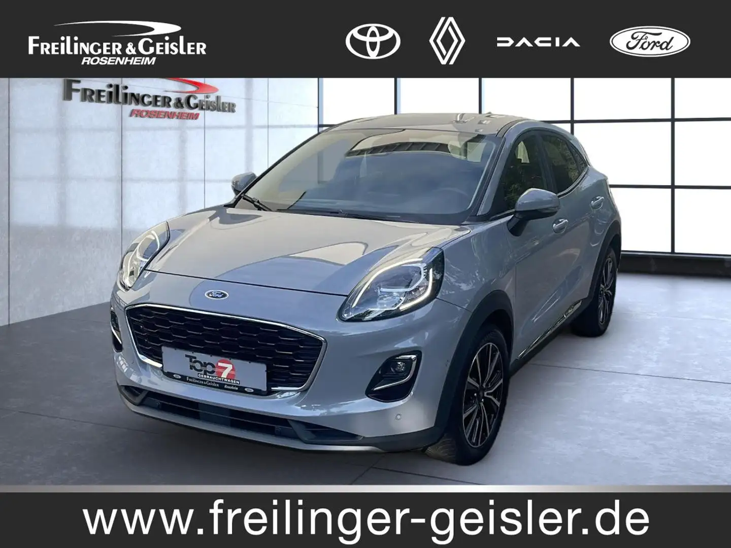 Ford Puma Titanium X Bluetooth Navi LED Klima Grau - 1