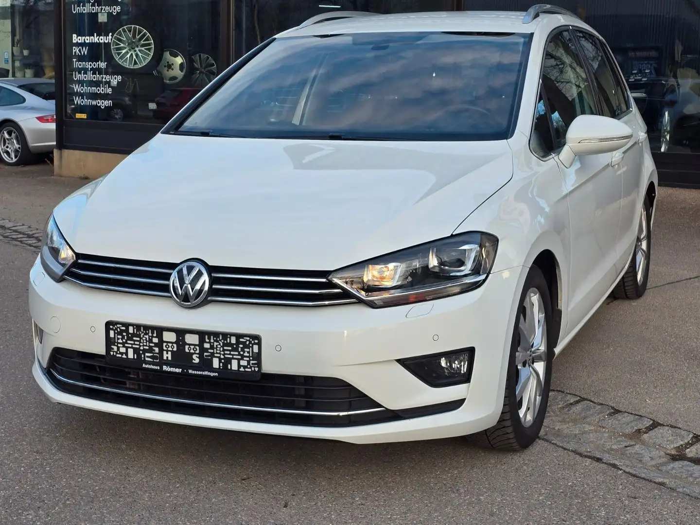 Volkswagen Golf Sportsvan 1.4 TSI Bi-Xenon EXPORT ODER HÄND Blanc - 2