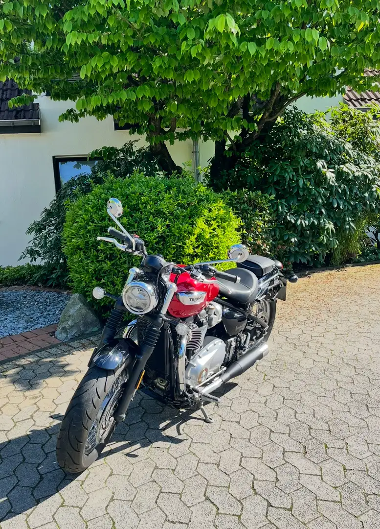 Triumph Bonneville America Triumph Bonneville Speedmaster - Red Metal Edition Rouge - 2