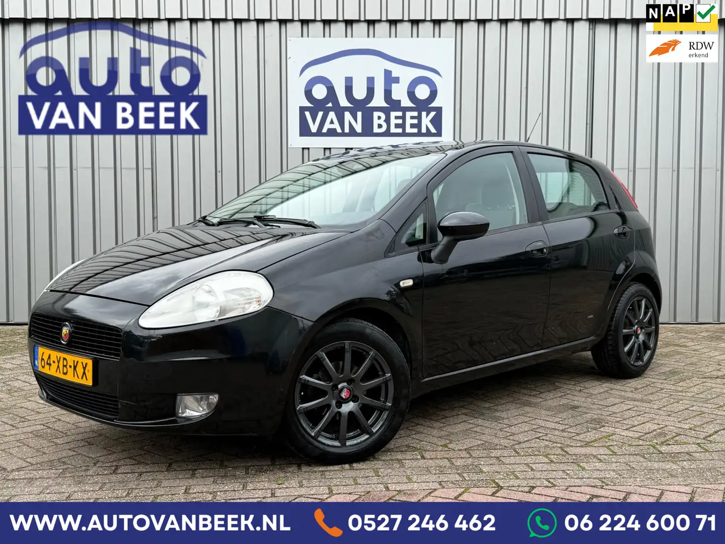 Fiat Grande Punto (Abarth) 1.4 Emotion|JBL|Climate Nero - 1