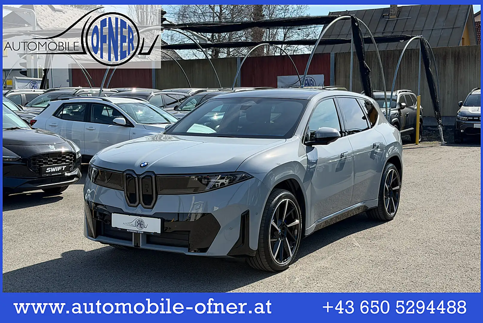BMW iX3 50 xDrive M-Sport AHK 21" Pano 3D-HeadUp Sitz&L... Grau - 1