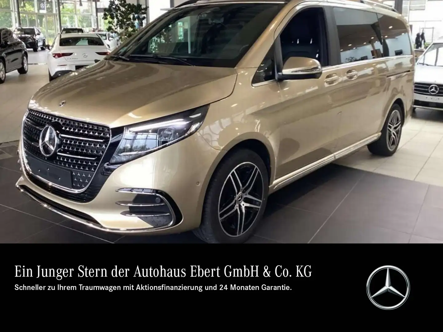 Mercedes-Benz V 300 d L 4M EXCLUSIVE AMG AIRMATIC AHK Standhzg Gold - 1