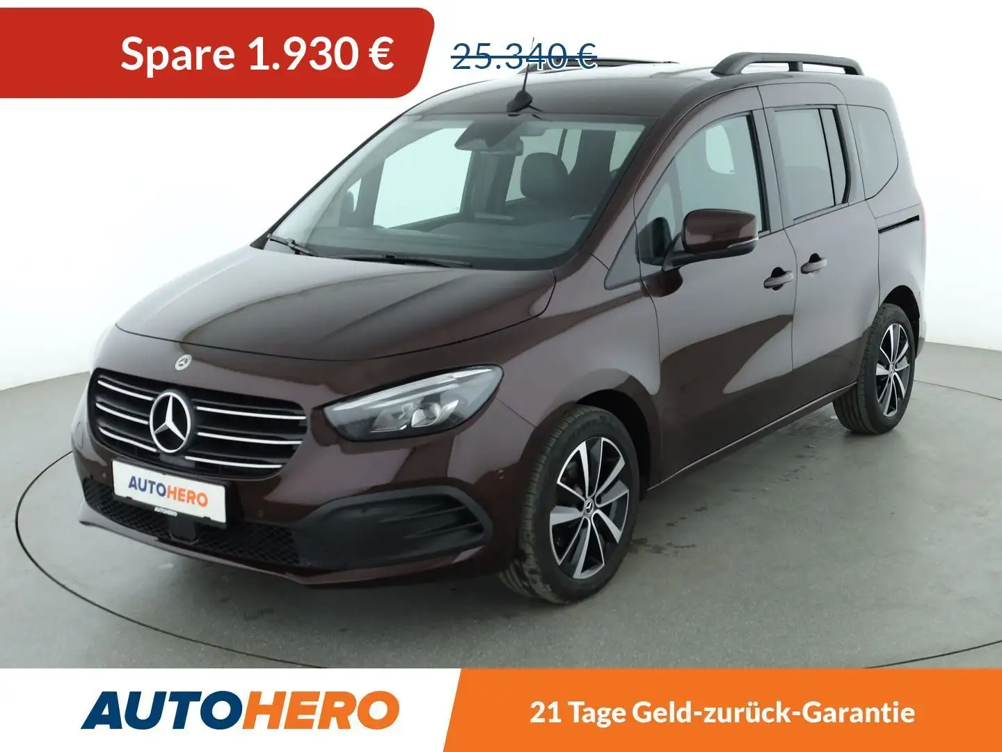 Mercedes-Benz T1 d Progressive Aut.*LED*NAVI*TEMPO*CAM*PDC* Rot - 1