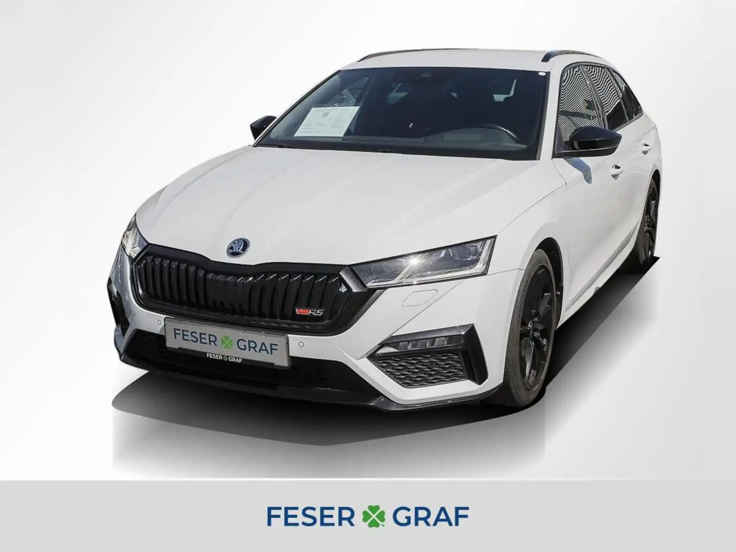 Skoda Octavia Combi RS 2.0 TDI DSG Navi AHK LED SiHz Weiß - 1